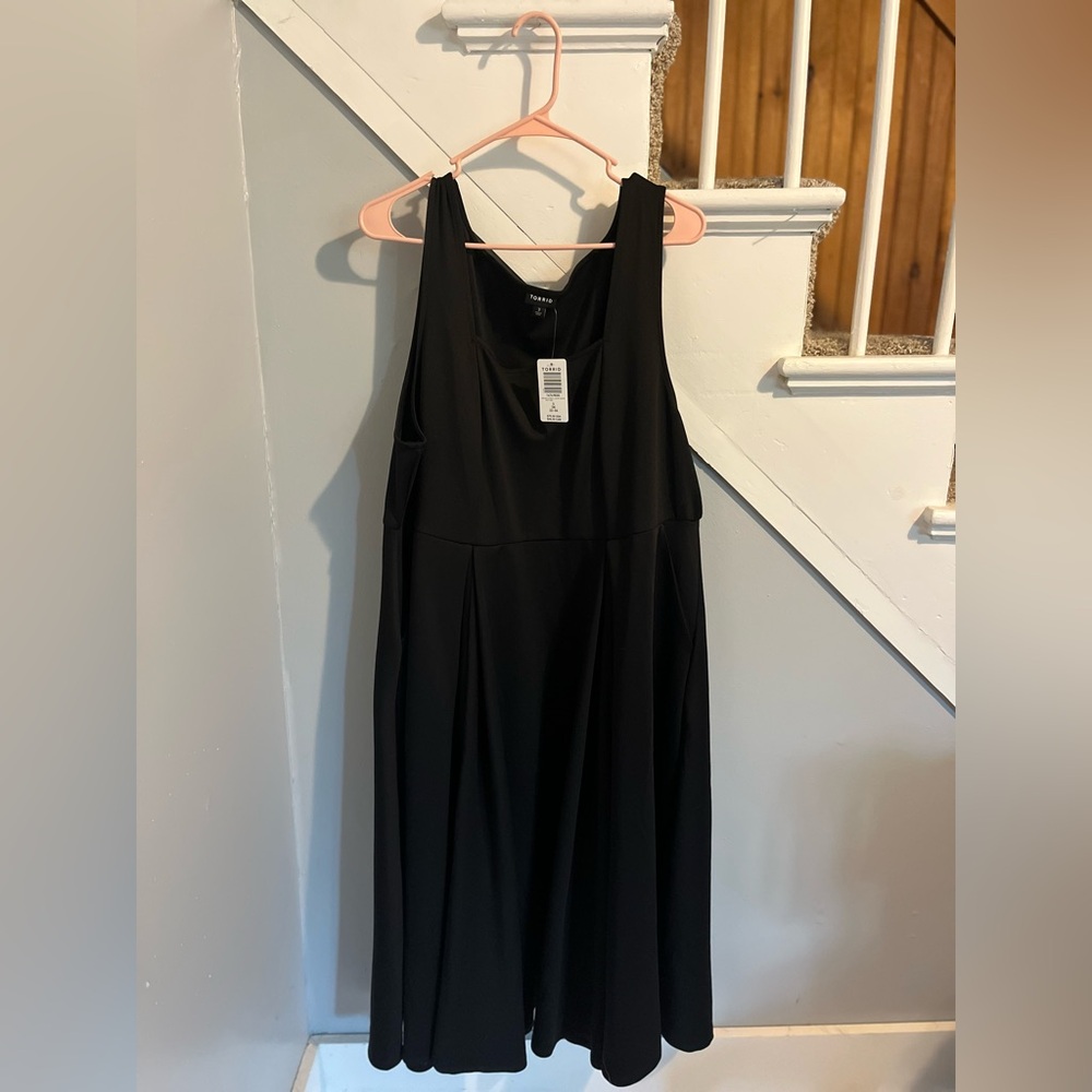 Torrid Elegant Black Sleeveless Dress